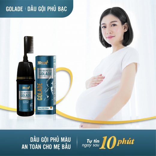 Dầu gội phủ bạc Golade - Xóa mờ dấu vết thời gian